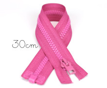 1x30cm Reißverschluss - Teilbar - Hochwertig - Opti - Pink (0786)