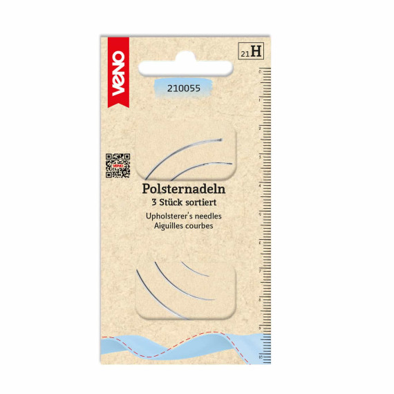 3 Polsternadeln - Größe 2, 4 & 5 - veno