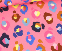 Bio-Sommersweat - French Terry - Glamouflage - Gleam - Rosa - Hamburger Liebe