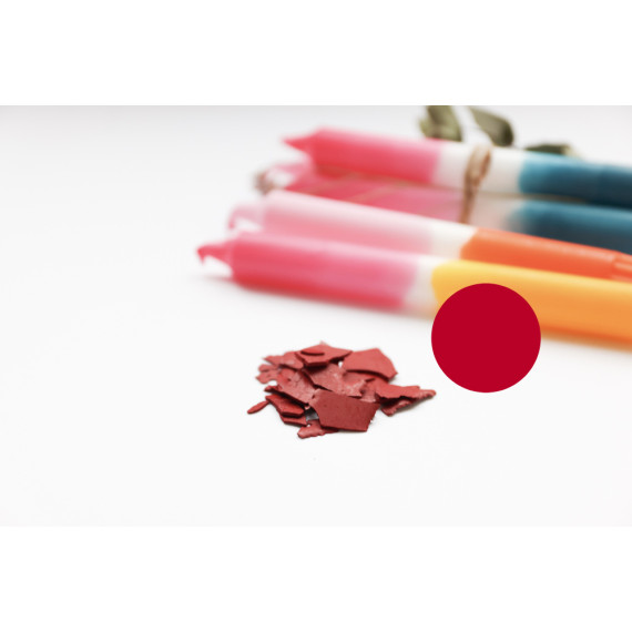 10g Kerzenpigment - Rot - Kerzenwachs - Pigment 256