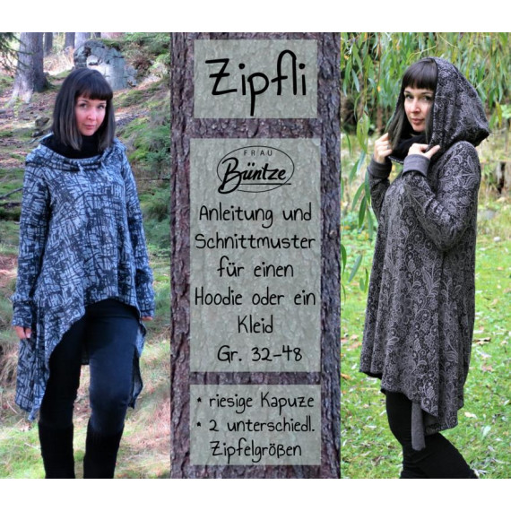 Zipfli - Schnittmuster und Anleitung für Gr. 32- 48