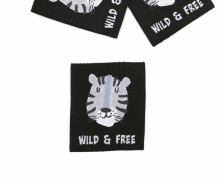 1 Label - WILD & FREE - Schwarz/Hellblau