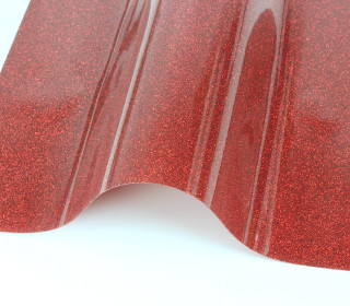 A4 ExtraBling - Bügelfolie -Glitzereffekt- Rot