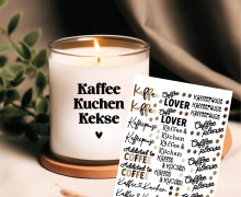 Rub-On Sticker - Kaffee & Kuchen - Tante Henni Rub-Ons - vielfältig nutzbar