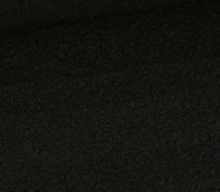 Boucle - Mantelstoff - Uni - 300g - Schwarz