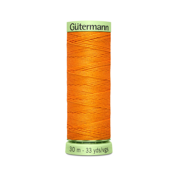 1 Rolle Knopflochgarn - Extra stark - Zierstichfaden - Gütermann - 30m - Orange (350)