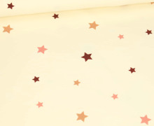 Sommersweat -  'Tis The Season - Sterne - Kombistoff - Ecru - Bio Qualität - abby and me