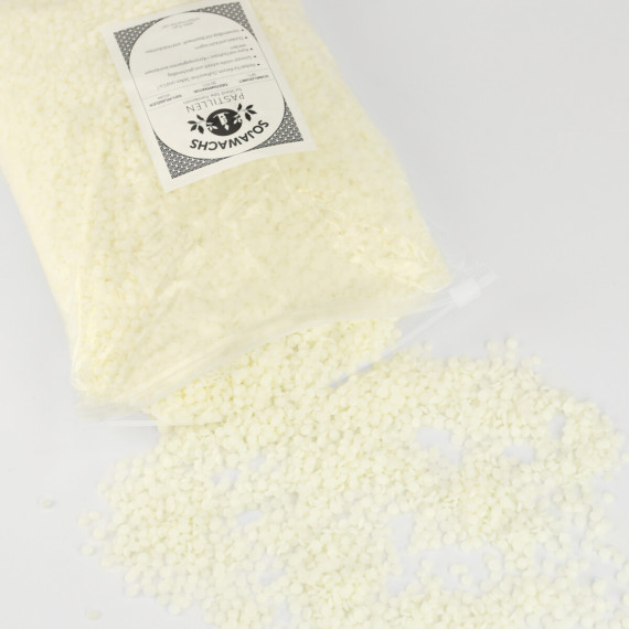 1kg - hochwertiges Soja Kerzenwachs - Pastillen - zum Kerzen Gießen - für Stand- und Formkerzen
