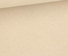 Leinen Jersey - Uni - Meliert - Beige