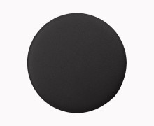 1 Polyesterknopf - 25mm - Öse - Schwarz Matt