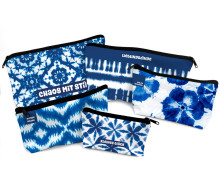 DIY-Nähset - Softshell - Fleece - 5 Wetbags - Shibori - abby and amy