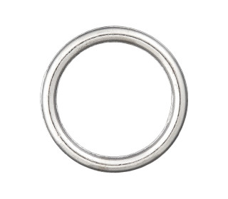 1 O-Ring - 35mm - Metall - Silber