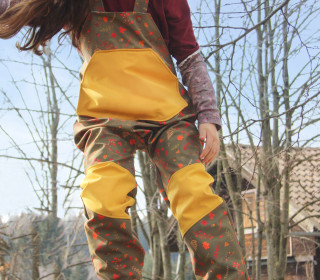 lovely outdoor pants 74-128 Schnittmuster Matschhose Softshellhose Outdooranzug Overall Nähanleitung