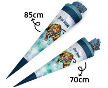 DIY-Nähset Schultüte - Konfigurator - Wildkatzen - Velvet - personalisiert