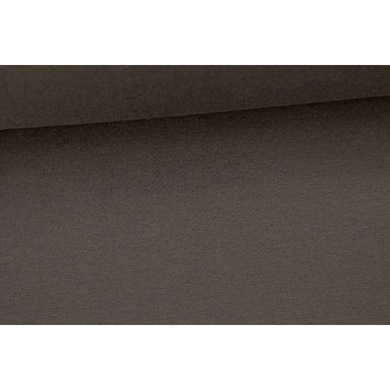 Glattes Bündchen - Uni - Schlauchware - Schwarzbraun 