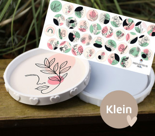 Outdoorstoff - Summer Breeze - Inlays für Silikon - Dekoteller - Tablett - Klein - Frida Kreativ - abby and amy
