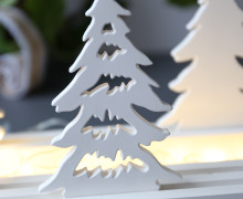 Silikon - Gießform - Stecker Tannen für Steckleisten - mit Aussparung - Lichtdeko - Tanne Groß - vielfältig nutzbar
