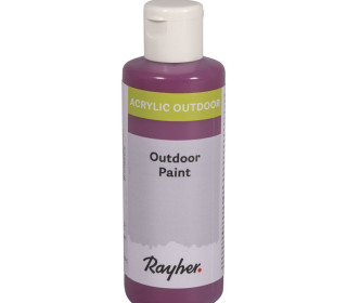 Acrylfarbe - 80ml - Outdoor - Wasserbasis - Rayher - Brombeer