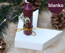 Silikon - Gießform - Baustein für Adventskranz Sterne - blanko - vielfältig nutzbar