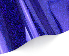 A4 Holographie Flex - Bügelfolie - Blau