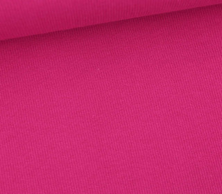 Bündchen - Feine Rippen - Just Stripes! - Uni - Fuchsia