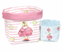 DIY-SET - NÄHSET - Utensilo - Spa Chick Dörte - Katharina Bocklage Illustration - abby and me