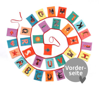 DIY- Wimpelkette - ABC-Girlande - Ina Kappes - Zum Selber Nähen - Velvet - abby and amy