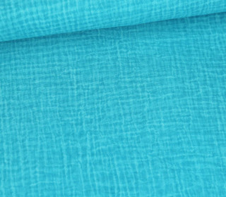 Musselin - Muslin - Schnuffeltuch - Windeltuch - Vintage - Türkis