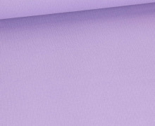 Jersey - Feine Rippen - Bündchen - Uni - Flieder