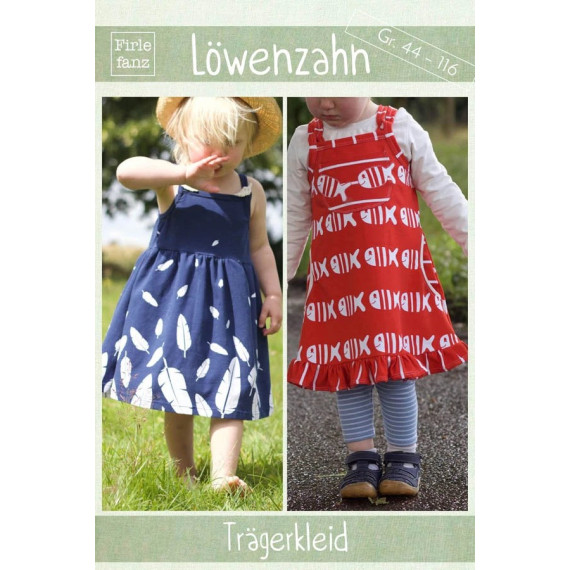 Löwenzahn Trägerkleid für Mädchen Gr. 44 – 116