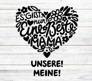 Plotterdatei Mamaherz SVG DXF