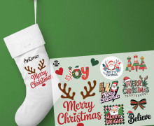 Onkel Bo's Bügelbilder - DIN A4 - Merry Christmas & More