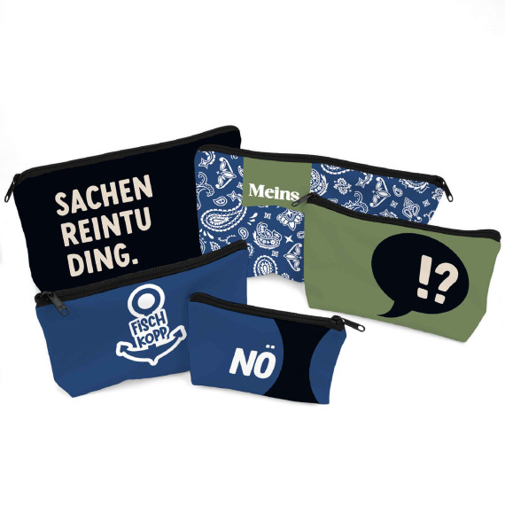 DIY-Nähset - Softshell - Fleece - 5 Wetbags - Sachenreintuding - abby and amy