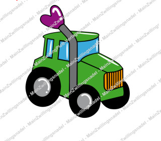 Main kleiner Traktor - Plottvorlage