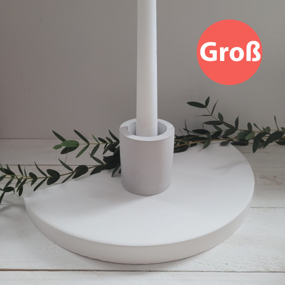 Silikon - Gießform - Dekoteller - Tablett - Halbiert - Glatt - Groß - vielfältig nutzbar