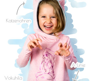 eBook Katzenpullover/Kleid/Jacke Rica 92-164