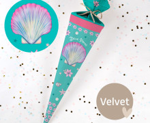 DIY-Nähset Schultüte - Meerestraum - Velvet - zum selber Nähen