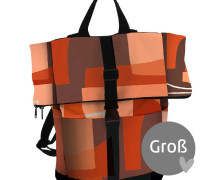 DIY-Nähset - Rucksack - Nepal - Happy Herbst - Orange - abby and amy