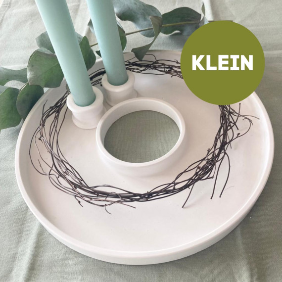 Silikon - Gießform - Dekotablett - Ring - KLEIN - vielfältig nutzbar