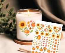 Rub-On Sticker - Autumn Heart - Tante Henni Rubon - vielfältig nutzbar