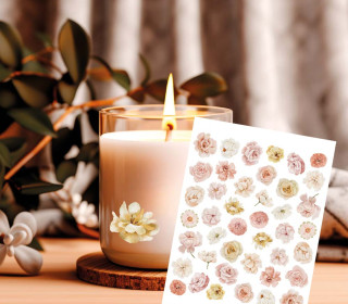 Rub-On Sticker - Spring Garden - Flowers - Tante Henni Rub-Ons - vielfältig nutzbar