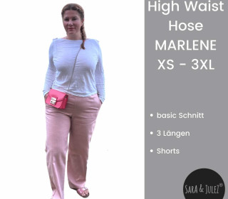 Basic High Waist Hose MARLENE Ladies Größe 34 – 52