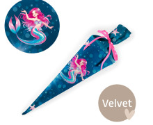 DIY-Nähset Schultüte - GESCHWISTERTÜTE - Magische Meerjungfrau - Velvet - abby and amy