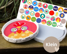 Outdoorstoff - Hühnerliebe - Inlays für Silikon - Dekoteller - Tablett - Klein - ela ideen - abby and amy