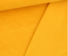 Baumwoll-Fleece - Doubleface Fleece - Uni - Maisgelb