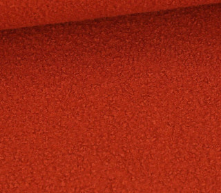 Boucle - Mantelstoff - Uni - 300g - Rostorange
