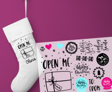 Onkel Bo's Bügelbilder - DIN A4 - Christmas Letterings