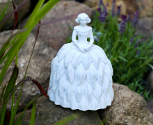 Silikon - Gießform - Blumenfrau - Dekofigur - Figur 2 - vielfältig nutzbar
