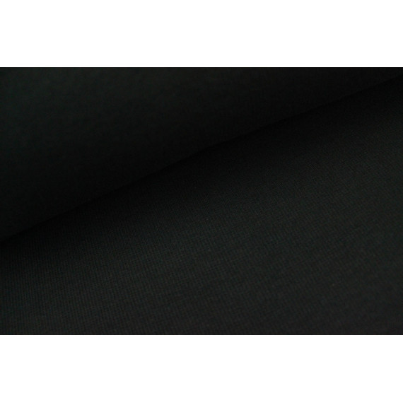 Bündchen - Rippen - Schlauchware - Schwarz