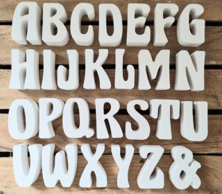 Silikon - Gießform - Buchstabenmatte - Alphabet - A-Z - & - vielfältig nutzbar